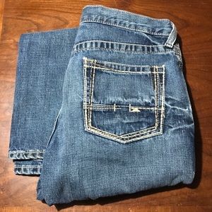 Men’s Ariat Low Rise Boot Cut Jeans Size 35/32